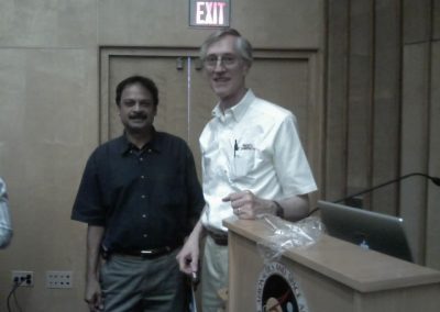 Dr. Mather at Goddard Space Flight Center (GSFC) June 8, 2009