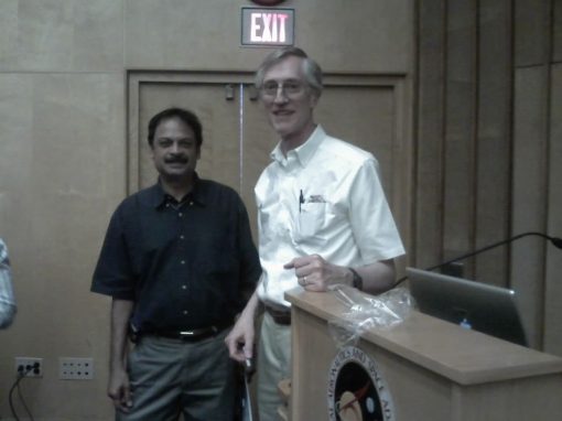 Dr. Mather at Goddard Space Flight Center (GSFC) June 8, 2009