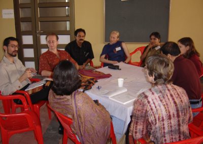 Breakout sessions during the Mid-Year Fulbright Conference in Kozhikode, India, Jan, 2005