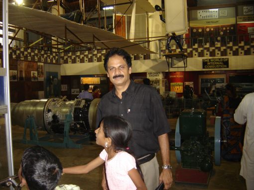 Science Museum in Bangalore during his Fulbright Scholarship tenure in India (2005)