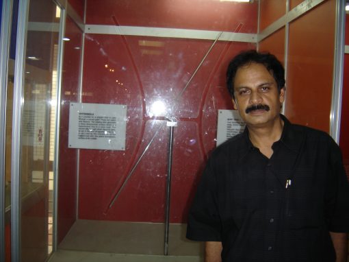 Science Museum in Bangalore during his Fulbright Scholarship tenure in India (2005)