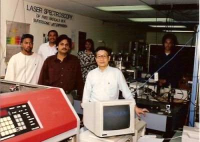 Professor Misra with his research group (1998)
