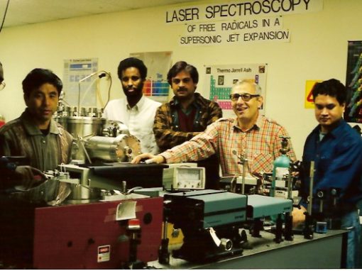 Professor Misra with his research group (1997)