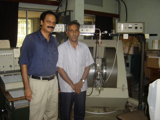 Professor Misra with Dr. G. Rao at IIT Bombay, India (2005)