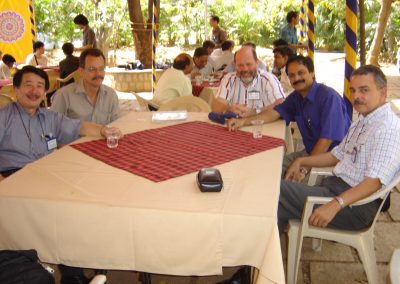 Professor Misra at the Spectroscopy Conference in Bangalore, India (February 2005)