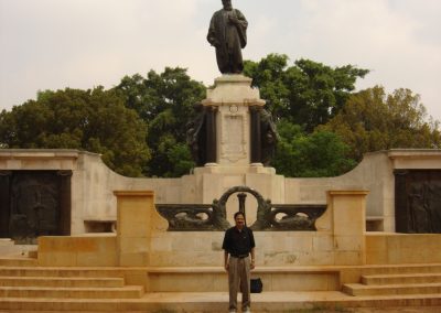 Professor Misra at the Indian Institute of Science campus on Advances in Spectroscopy, Bangalore