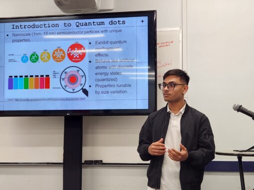 Undergraduate Student, Bipul Gyawali, Presenting at Howard University Research Month April 2025