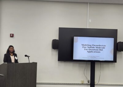 Undergraduate Student, Zakiya Williams, Presenting at Howard University Research Month April 2025