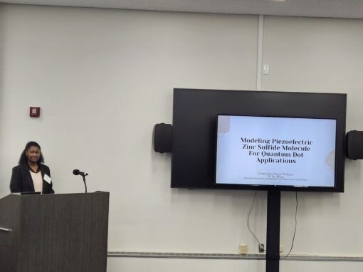 Undergraduate Student, Zakiya Williams, Presenting at Howard University Research Month April 2025