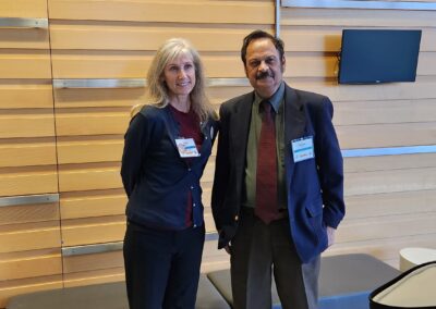 Dr. Misra with Ms. Donna Hammer at the SPS Zone 4 Meeting Hosted By the University of Maryland College Park (UMD) April 2025