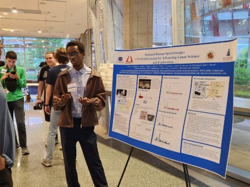 Undergraduate Student, David Mugisha, Presenting at the SPS Zone 4 Meeting Hosted By the University of Maryland College Park (UMD) April 2025